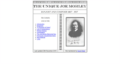 Desktop Screenshot of joemorley.co.uk